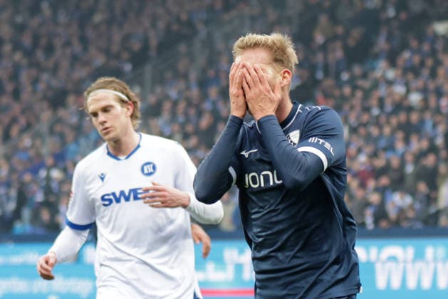 20.12.2025, xgrfx, Fussball 2.Bundesliga, VfL Bochum - Karlsruher SC v.l. Leandro-Noel Morgalla (VfL Bochum) (DFL DFB REGULATIONS PROHIBIT ANY USE OF PHOTOGRAPHS as IMAGE SEQUENCES and or QUASI-VIDEO) Bochum