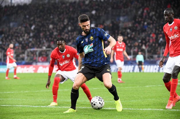 US Lusitanos Saint-Maur v LOSC Lille - French Cup 2025 2026 09 Olivier GIROUD (losc) during the French Cup match between US Lusitanos Saint-Maur and Lille at Stade Dominque Duvauchelle on December 20, 2025 in Creteil, France. Creteil France  Copyright: xFEPx 776432249