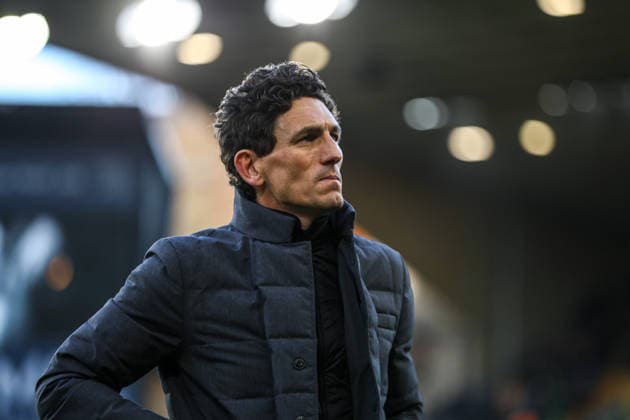 Head coach of Brentford Keith Andrews prior to the Premier League football match between Wolverhampton Wanderers and Brentford at Molineux stadium in Wolverhampton, England Copyright: xNataliexMincher SPPx Sportspressphoto_SPR75469