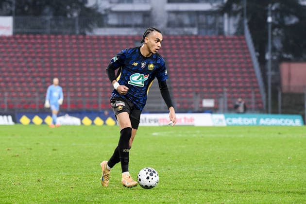 US Lusitanos Saint-Maur v LOSC Lille - French Cup 2025 2026 08 Ethan MBAPPE (losc) during the French Cup match between US Lusitanos Saint-Maur and Lille at Stade Dominque Duvauchelle on December 20, 2025 in Creteil, France. Creteil France  Copyright: xFEPx 776432249