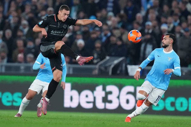 Cremonese s Filippo Terracciano during the Serie A EniLive soccer match between Lazio and Cremonese at the Rome s Olympic stadium, Italy - Saturday December 20, 2025 - Soccer ( Photo by Alfredo Falcone LaPresse )  Copyright: xAlfredoxFalcone LaPressex