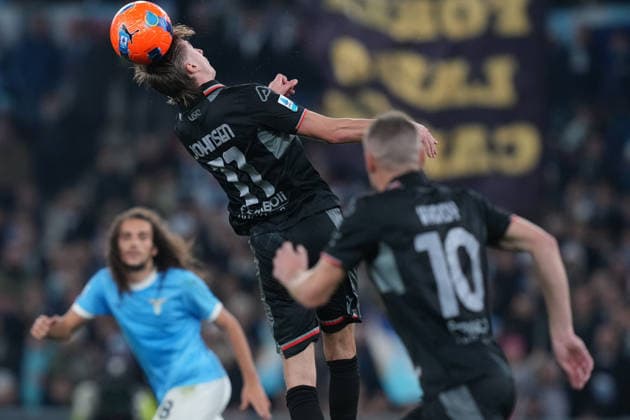 Cremonese s Dennis Johnsen during the Serie A EniLive soccer match between Lazio and Cremonese at the Rome s Olympic stadium, Italy - Saturday December 20, 2025 - Soccer ( Photo by Alfredo Falcone LaPresse )  Copyright: xAlfredoxFalcone LaPressex