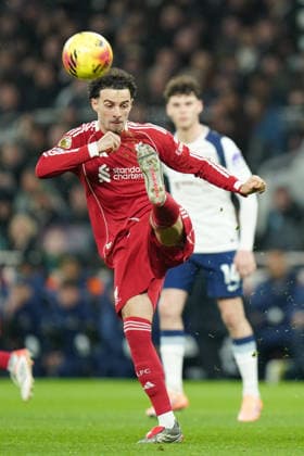 Tottenham Hotspur v Liverpool, Premier League Curtis Jones of Liverpool during the Tottenham Hotspur v Liverpool Premier League match at the Tottenham Hotspur Stadium, London, England on 20 December 2025 Credit: Dylan Hepworth Every Second Media Editorial use only. All images are copyright Every Second Media Limited. No images may be reproduced without prior permission. All rights reserved. Premier League and Football League images are subject to licensing agreements with Football DataCo Limited. see https: www.football-dataco.com Copyright: xIMAGO EveryxSecondxMediax ESM-1717-0029 DylanxHepworthx xEveryxSecondxMediax
