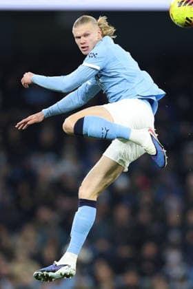 Man City v West Ham 20th December 2025, Manchester - Premier League Football - Manchester City v West Ham United - Erling Haaland of Manchester City - Photo: Charlotte Wilson Offside. Manchester UK Copyright: xCharlottexWilsonx xOffsidexOffside