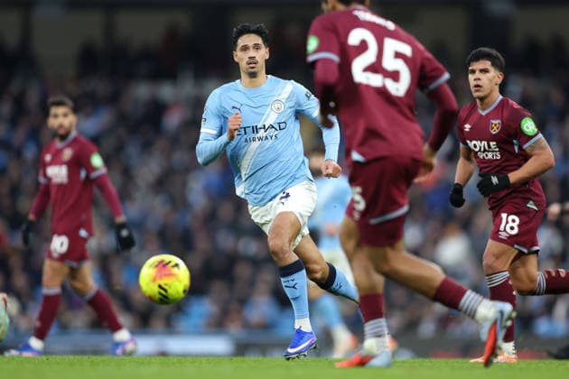 Man City v West Ham 20th December 2025, Manchester - Premier League Football - Manchester City v West Ham United - Tijjani Reijnders of Manchester City - Photo: Charlotte Wilson Offside. Manchester UK Copyright: xCharlottexWilsonx xOffsidexOffside