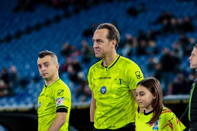 CALCIO - Serie A - SS Lazio vs US Cremonese Luca Pairetto referee during SS Lazio vs US Cremonese, Italian soccer Serie A match in Rome, Italy, December 20 2025 Rome Italy  Copyright: xIPAxSport ABACAx