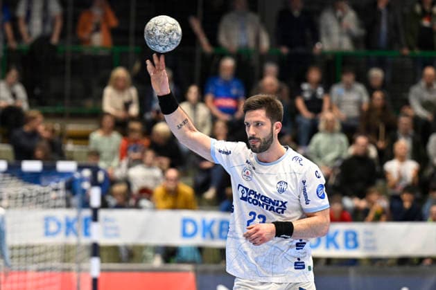 DAIKIN 1.Handball - Bundesliga - 25 26 - 18. Spieltag: Bergischer HC - TBV Lemgo Lippe am 20.12.2025 in der Uni-Halle in Wuppertal Tim Suton ( 23 TBV Lemgo)