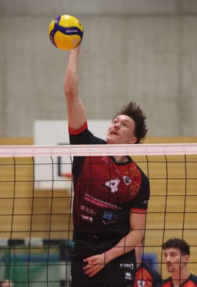 Ludwigsburg , Volleyball Bundesliga , Barock Volleys MTV Ludwigsburg vs. SV Warnemünde , Darius Diefenbach ( Ludwigsburg )