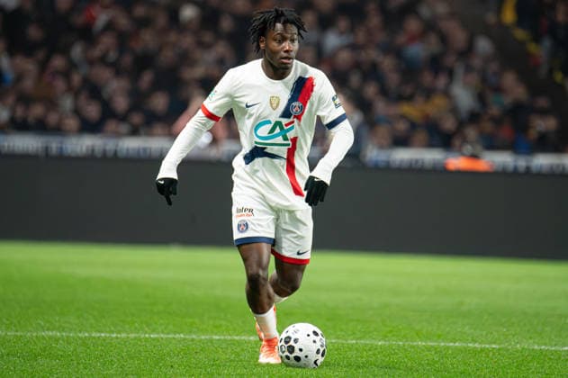 FOOTBALL : Vendee Fontenay Foot vs Paris Saint Germain PSG - Coupe de France - 32e de finale - 20 12 2025 David Boly (Paris SG) NantesFrance  Copyright: xEmilienxJousselinx