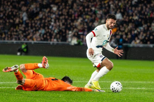 FOOTBALL : Vendee Fontenay Foot vs Paris Saint Germain PSG - Coupe de France - 32e de finale - 20 12 2025 Goncalo Ramos (Paris SG) NantesFrance  Copyright: xEmilienxJousselinx