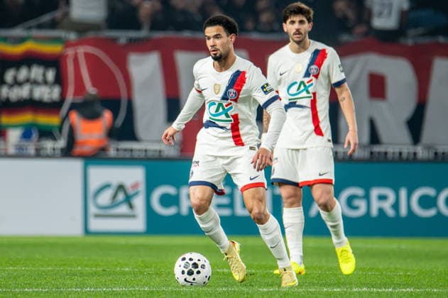 FOOTBALL : Vendee Fontenay Foot vs Paris Saint Germain PSG - Coupe de France - 32e de finale - 20 12 2025 Warren ZaÃ¯re-Emery (Paris SG) NantesFrance  Copyright: xEmilienxJousselinx