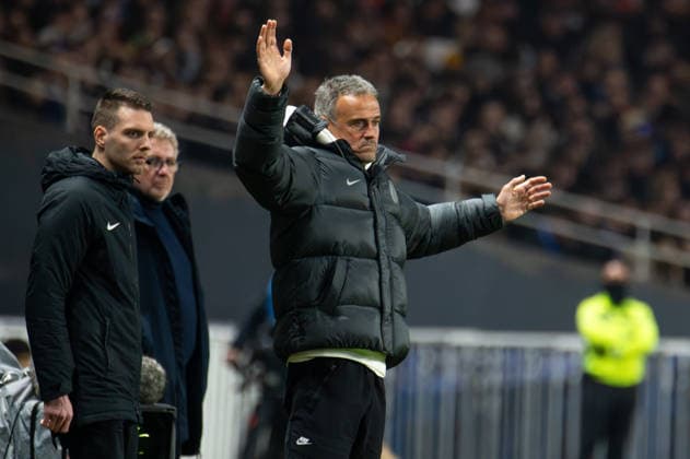 FOOTBALL : Vendee Fontenay Foot vs Paris Saint Germain PSG - Coupe de France - 32e de finale - 20 12 2025 Luis Enrique (Paris SG) NantesFrance  Copyright: xEmilienxJousselinx