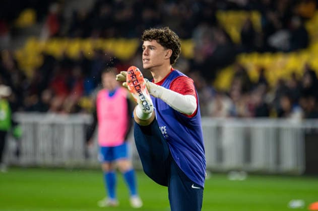 FOOTBALL : Vendee Fontenay Foot vs Paris Saint Germain PSG - Coupe de France - 32e de finale - 20 12 2025 Martin James (Paris SG) NantesFrance  Copyright: xEmilienxJousselinx