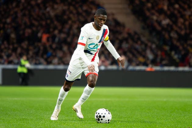FOOTBALL : Vendee Fontenay Foot vs Paris Saint Germain PSG - Coupe de France - 32e de finale - 20 12 2025 Ousmane DembÃ lÃ (Paris SG) NantesFrance  Copyright: xEmilienxJousselinx