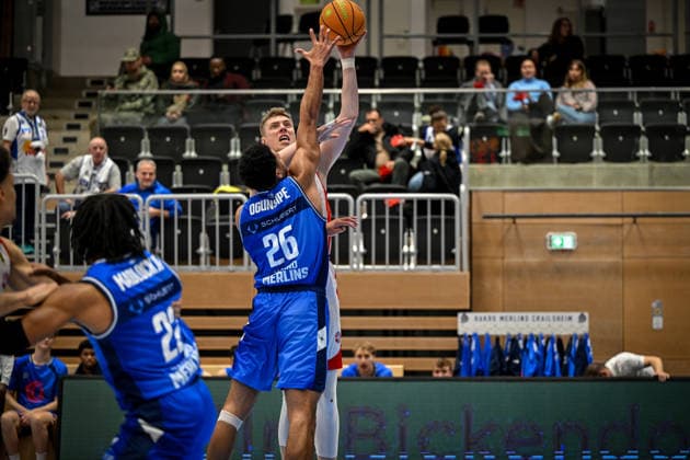 Barmer 2. Basketball Bundesliga ProA: RheinStars Köln vs HAKRO Merlins Crailsheim, 20.12.2025 Björn Rohwer (RheinStarsKöln 15), 2. Basketball Bundesliga ProA: RheinStars Köln vs HAKRO Merlins Crailsheim am 20.12.2025 im Castello Düsseldorf in Düsseldorf (Nordrhein-Westfalen) Copyright: xBEAUTIFULxSPORTS Mueller-Laschetx