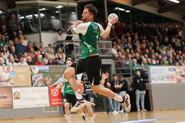 20.12.2025, Handball, Herren, 3. Liga, Staffel Süd-West, Saison 2025 2026, HG Saarlouis - TuS 82 Opladen, Hubert Kornecki (HG Saarlouis) Saarlouis Stadtgartenhalle Saarland Deutschland (DEU) Copyright: xSebastianxBachx