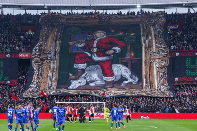2025-12-21 Feyenoord v FC Twente - Dutch Eredivisie ROTTERDAM, NETHERLANDS - DECEMBER 21: View of De Kuip during the Dutch Eredivisie match between Feyenoord and FC Twente at De Kuip on December 21, 2025 in Rotterdam, Netherlands. Rotterdam De Kuip Netherlands Content not available for redistribution in The Netherlands directly or indirectly through any third parties. Copyright: xBenxGalx