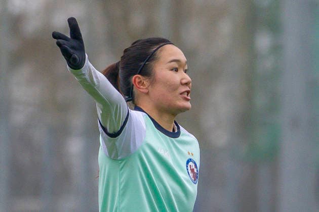 Ingolstadt, Deutschland 21. Dezember 2025: 2. BL - Frauen - 2025 2026 - FC Ingolstadt 04 vs. 1. FFC Turbine Potsdam Im Bild: Rana Okuma (Turbine) unzufrieden auf dem Spielfeld. Audi Sportpark Bayern Copyright: xFotostandx xSchäferx
