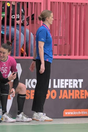 Miriam Hirsch (TusSies Metzingen, Trainerin) TusSies Metzingen vs. VfL Oldenburg, Handball, Alsco HBF, 11.Ligaspieltag, Saison 2025 2026, 21.12.2025 TusSies Metzingen vs. VfL Oldenburg, Handball, Alsco HBF, 11.Ligaspieltag, Saison 2025 2026, 21.12.2025 Tuebingen Copyright: xEibner-Pressefoto TobiasxBaurx EP_TBR