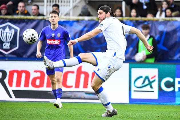 FOOTBALL : AJ Auxerre vs AS Monaco - Coupe de France - 32e de final - 21 12 2025 Francisco Sierralta (AJ Auxerre) AuxerreFrance  Copyright: xBaptistexAutissierx