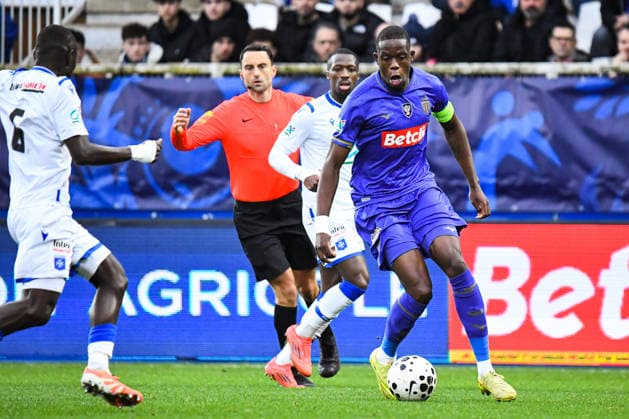 FOOTBALL : AJ Auxerre vs AS Monaco - Coupe de France - 32e de final - 21 12 2025 Denis Zakaria (AS Monaco) AuxerreFrance  Copyright: xBaptistexAutissierx