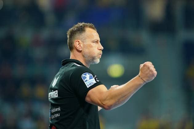 RECORD DATE NOT STATED Szene mit Maik Machulla (999; Rhein Neckar Löwen) Maik Machulla (999; Rhein Neckar Löwen) zeigt Emotion