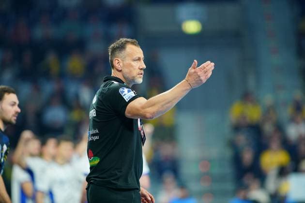 RECORD DATE NOT STATED Szene mit Maik Machulla (999; Rhein Neckar Löwen) und Dani Baijens (77; Rhein Neckar Löwen) Szene mit Maik Machulla (999; Rhein Neckar Löwen) und Dani Baijens (77; Rhein Neckar Löwen)