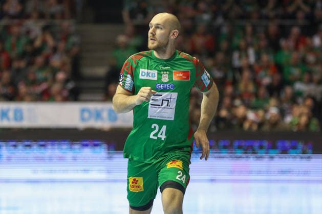 21.12.2025, xgox, Handball - Daikin HBL SC Magdeburg - SC DHfK Leipzig emspor, v.l. Christian O Sullivan (Magdeburg, 24) Magdeburg