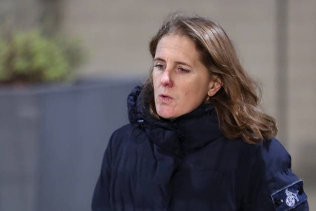 Google Pixel Frauen-Bundesliga, RB Leipzig - 1. FC Köln; 21.12.2025 Trainerin Britta Carlson (1. FC Köln). Fußball, Google Pixel Frauen-Bundesliga, Saison 2025 2026, 14. Spieltag: RB Leipzig vs. 1. FC Köln am 21.12.2025, Trainingszentrum Cottaweg, Leipzig. DFB REGULATIONS PROHIBIT ANY USE OF PHOTOGRAPHS AS IMAGE SEQUENCES AND OR QUASI-VIDEO. Copyright: xBEAUTIFULxSPORTS JanxKaeferx