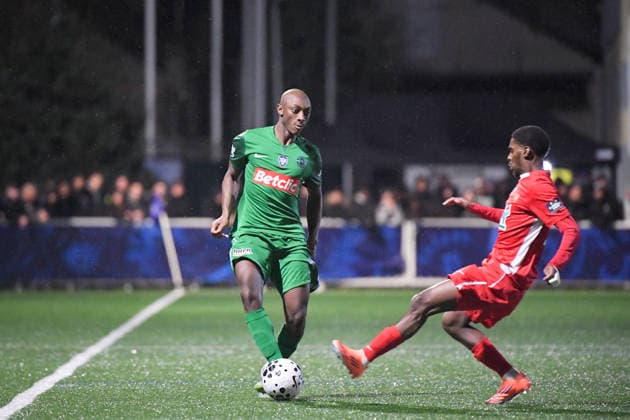 Montreuil FC v US Chauvigny - French Cup 2025 2026 02 Oumar Diallo (FC Montreuil) during the French Cup match between Montreuil and Chauvigny at Stade Auguste Delaune on December 21, 2025 in Bobigny, France. Bobigny France  Copyright: xFEPx 776432453
