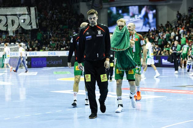 Torwart Sergey Hernandez Ferrer (SC Magdeburg,1) - Handball Bundesliga Saison 2025-2026 SC Magdeburg vs. SC DHFK Leipzig in der GETEC Arena in Magdeburg - Handball,Deutschland,21.12.2025