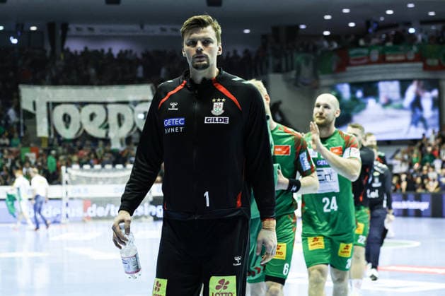 Torwart Sergey Hernandez Ferrer (SC Magdeburg,1) - Handball Bundesliga Saison 2025-2026 SC Magdeburg vs. SC DHFK Leipzig in der GETEC Arena in Magdeburg - Handball,Deutschland,21.12.2025
