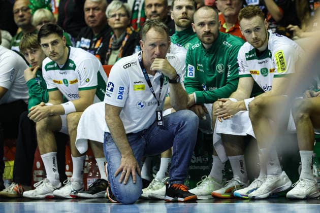 Trainer Frank Carstens (SC DHfK Leipzig) - Handball Bundesliga Saison 2025-2026 SC Magdeburg vs. SC DHFK Leipzig in der GETEC Arena in Magdeburg - Handball,Deutschland,21.12.2025