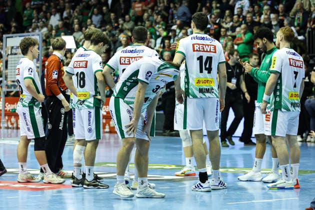 Franz Semper (M.,SC DHFK Leipzig,32) - Handball Bundesliga Saison 2025-2026 SC Magdeburg vs. SC DHFK Leipzig in der GETEC Arena in Magdeburg - Aktion,Handball,Deutschland,21.12.2025