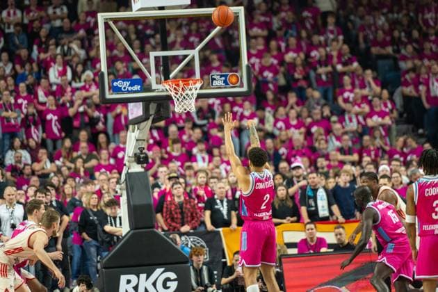 Alijah Comithier, Small Forward , (Telekom Baskets Bonn 2), , Telekom Baskets Bonn vs. FC Bayern Basketball, Basketball, BBL, 31. Spieltag, 21.12.2025 Koeln Nordrhein-Westfalen Deutschland