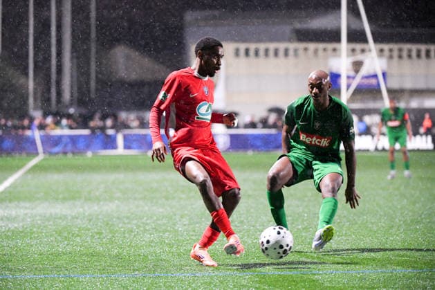 Montreuil FC v US Chauvigny - French Cup 2025 2026 03 Imrel Soyhati (Chauvigny) during the French Cup match between Montreuil and Chauvigny at Stade Auguste Delaune on December 21, 2025 in Bobigny, France. Bobigny France  Copyright: xFEPx 776432453
