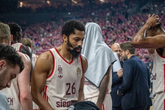 Szene mit Spencer Dinwiddie (26; FC Bayern Basketball) Spencer Dinwiddie (26; FC Bayern Basketball) in Aktion Copyright: xFeyzullahxGökalpx