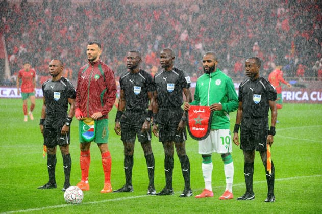 RABAT, MOROCCO - DECEMBER 21: Morocco and Comoros during the Africa Cup of Nations (AFCON) match between Morocco and Comoros at Prince Moulay El Hassan Stadium on December 21 in Rabat, Morocco. Photo by Segun Ogunfeyitimi Copyright: xShengolpixsx