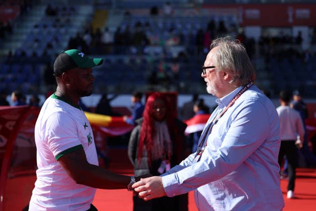 MOROCCO, CASABLANCA- 22 December 2025 - (L) Moses Sichone, Head coach of Zambia and (R) Tom Saintfiet, head coach of Mali national team, Nationalteam looks on, portraits, headshot during the Africa Cup of Nations 2025 group A match between National team of Mali and National team Zambia at the Mohammed V Stadium in Casablanca on 22 December 2025. Photo SFSI Mali v Zambia - AFCON 2025 - Group A Copyright: xSFSIx