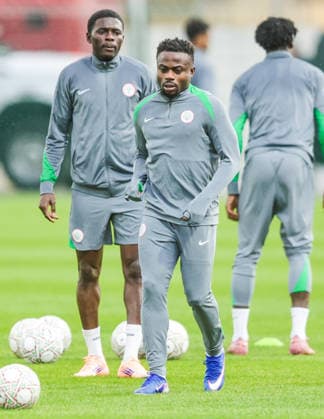 Nigeria Super Eagles training, Afcon 2025 Fes, Morocco. 22nd Dec, 2025. Nigeria Super Eagles training, Afcon 2025. Credit: Victor Modo