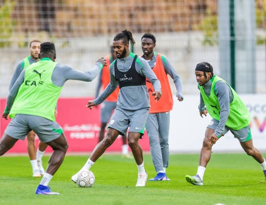 Nigeria Super Eagles training, Afcon 2025 Fes, Morocco. 22nd Dec, 2025. Nigeria Super Eagles training, Afcon 2025. Credit: Victor Modo