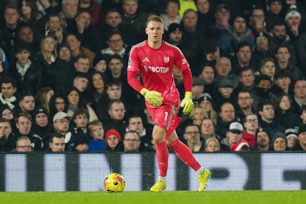 Fulham v Nottingham Forest, Premier League Bernd Leno of Fulham during the Fulham v Nottingham Forest Premier League match at Craven Cottage, London, England on 22 December 2025 Credit: Dylan Hepworth Every Second Media Editorial use only. All images are copyright Every Second Media Limited. No images may be reproduced without prior permission. All rights reserved. Premier League and Football League images are subject to licensing agreements with Football DataCo Limited. see https: www.football-dataco.com Copyright: xIMAGO EveryxSecondxMediax ESM-1722-0143 DylanxHepworthx xEveryxSecondxMediax