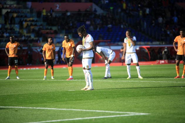 CASABLANCA, MOROCCO - DECEMBER 22: El Bilal TourÃ of Mali during the Africa Cup of Nations (AFCON) match between Mali and Zambia on December 22nd at Mohammed V Stadium, Morocco. Photo by Vincent Kamto Copyright: xVincentxKAMTOx237699961247x