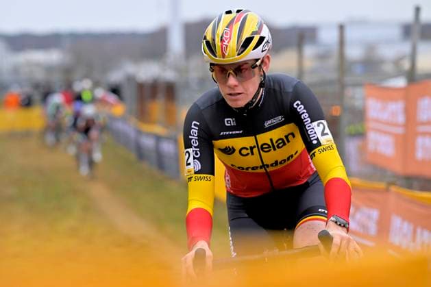 Telenet Superprestige 2025-2026 Heusden-Zolder HEUSDEN-ZOLDER, BELGIUM - DECEMBER 21 : Norbert Riberolle Marion (BEL) of Crelan-Corendon during the 5th leg of the Heusden-Zolder Telenet Superprestige 2025-2026 a cyclocross race for Women Elite on December 21, 2025 in Heusden-Zolder, Belgium, 21 12 2025 ( Heusden-Zolder Belgium  Copyright: xSesx