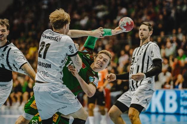 Deutschland: HBL DAIKIN Handball Bundesliga 2025 26, 6. Spieltag - SC Magdeburg vs THW Kiel - GETEC Arena (Magdeburg): Gisli Kristjansson (SC Magdeburg, 10) Copyright: xTomxLauruschkatx