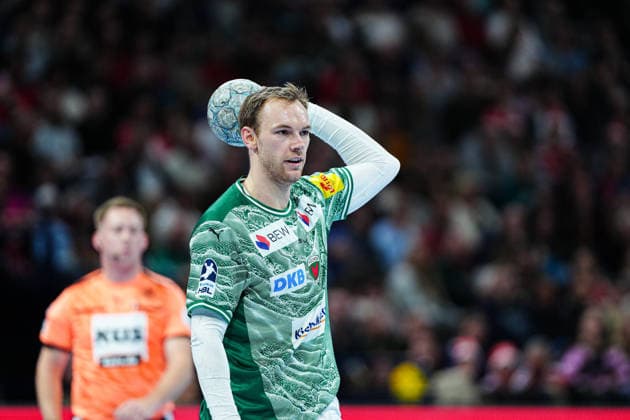 Mathias Gidsel (Fuechse Berlin, 19) GER, Handball Verein Hamburg vs. Fuechse Berlin, Handball, 1. Bundesliga, Spieltag 24, Saison 2025 2026, 23.12.2025 GER, Handball Sport Verein Hamburg vs. Fuechse Berlin, Handball, 1. Bundesliga, Spieltag 24, Saison 2025 2026, 23.12.2025 Hamburg Copyright: xEibner-Pressefoto MarcelxvonxFehrnx EP_MFN