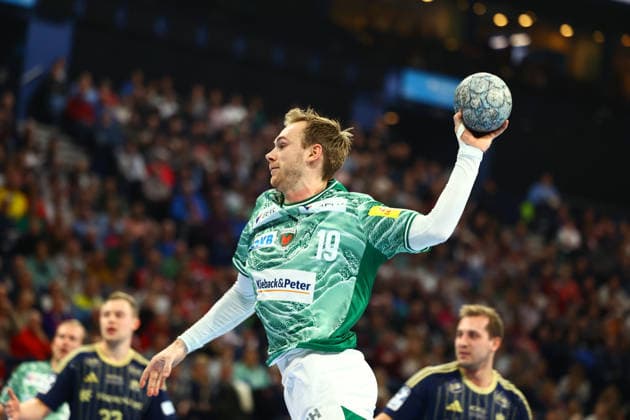 Handball I Herren I Saison 2025 2026 I Bundesliga I 24. Spieltag I HSV Hamburg - Füchse Berlin I 23.12.2025 Mathias Gidsel (19, Füchse Berlin) Hamburg Barclaycard Arena Hamburg Deutschland Copyright: xLobeca RalfxHomburgx