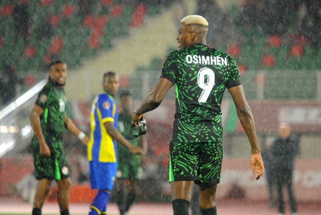 FES, MOROCCO - DECEMBER 23: Victor Osimhen of Nigeria during the Africa Cup of Nations (AFCON) match between Nigeria and Tanzania on December 23RD, 2025 at Complexe Sportif De Stade, Morocco. Photo by Segun Ogunfeyitimi Copyright: xShengolpixsx