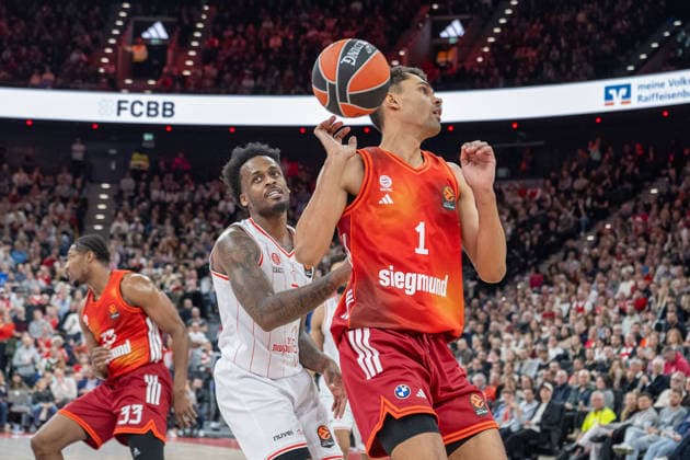 Oscar da Silva 1 (FC Bayern Basketball), FC Bayern Basketball vs. Hapoel IBI Tel Aviv, EuroLeague 18. Spieltag, 23.12.2025 Muenchen Bayern Deutschland