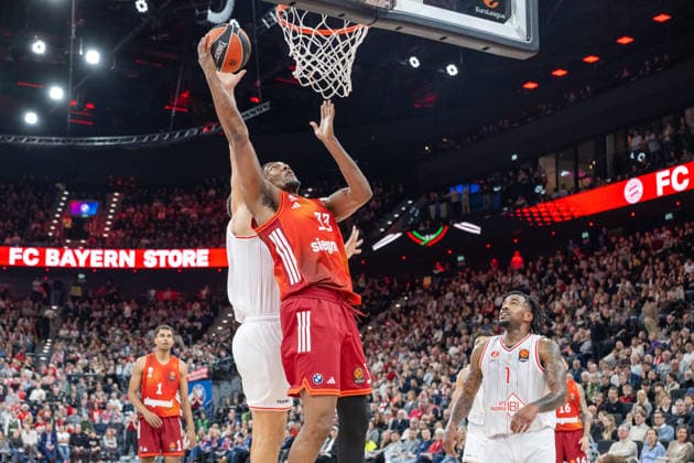 David Mccormack 33 (FC Bayern Basketball), FC Bayern Basketball vs. Hapoel IBI Tel Aviv, EuroLeague 18. Spieltag, 23.12.2025 Muenchen Bayern Deutschland